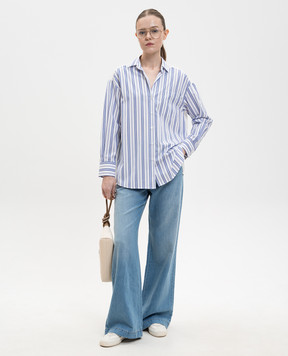 Max Mara Weekend TESSILE white striped shirt WKDTESSILE