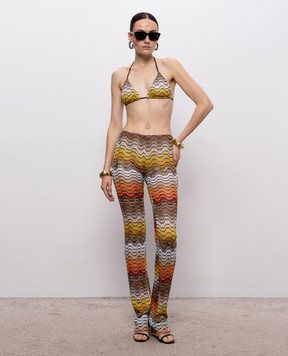 Missoni Patterned flared pants MS26SI06BR015D