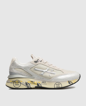 Premiata Moerun green combination sneakers MOERUND8564