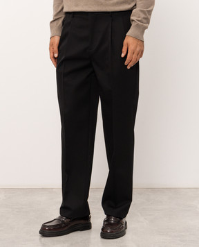 Peserico Black wool pants R5423202445
