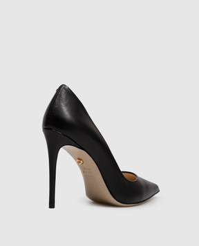 Babe Pay Pls Black leather shoes 201119KO
