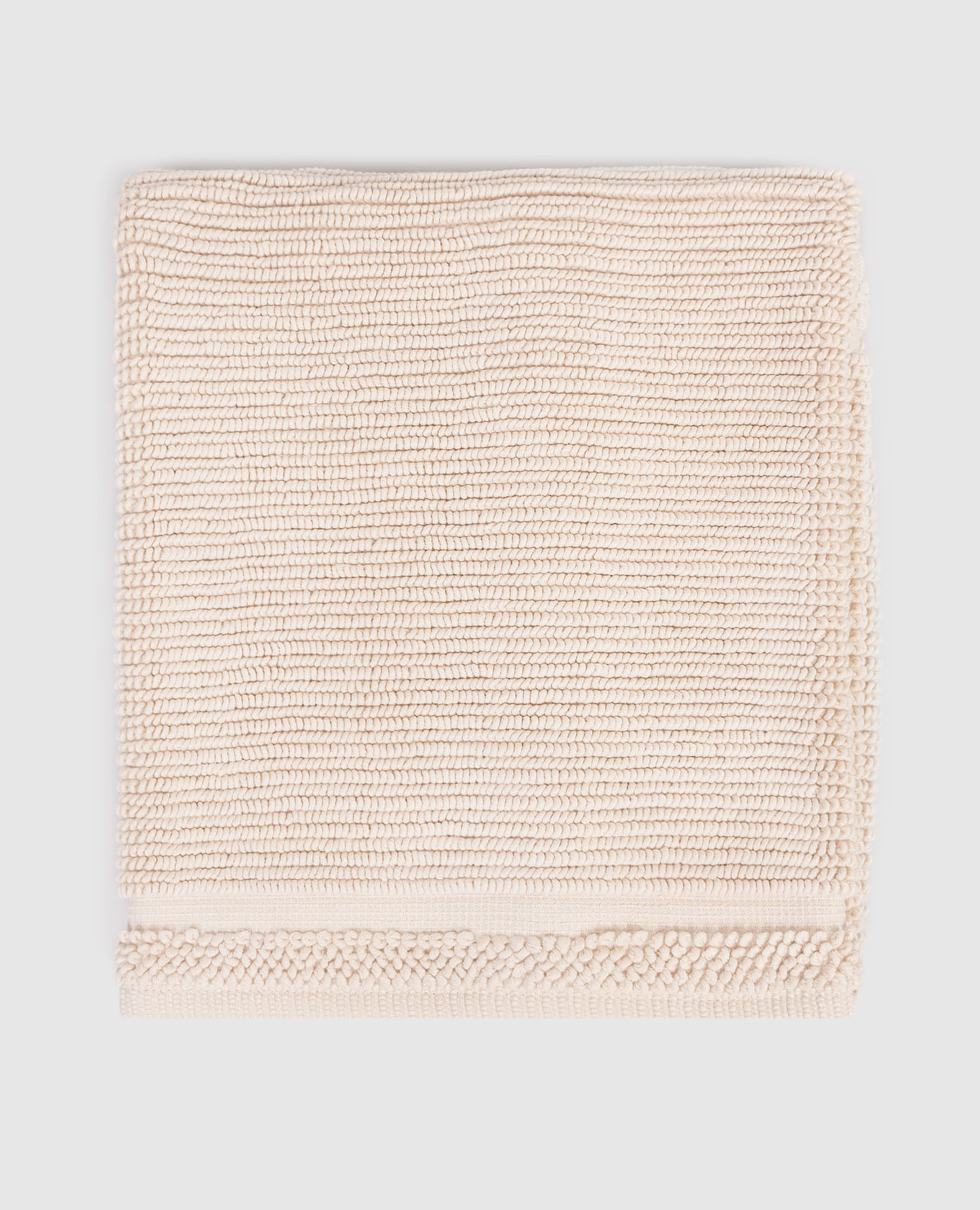 

Beige Raya bathroom rug Hamam