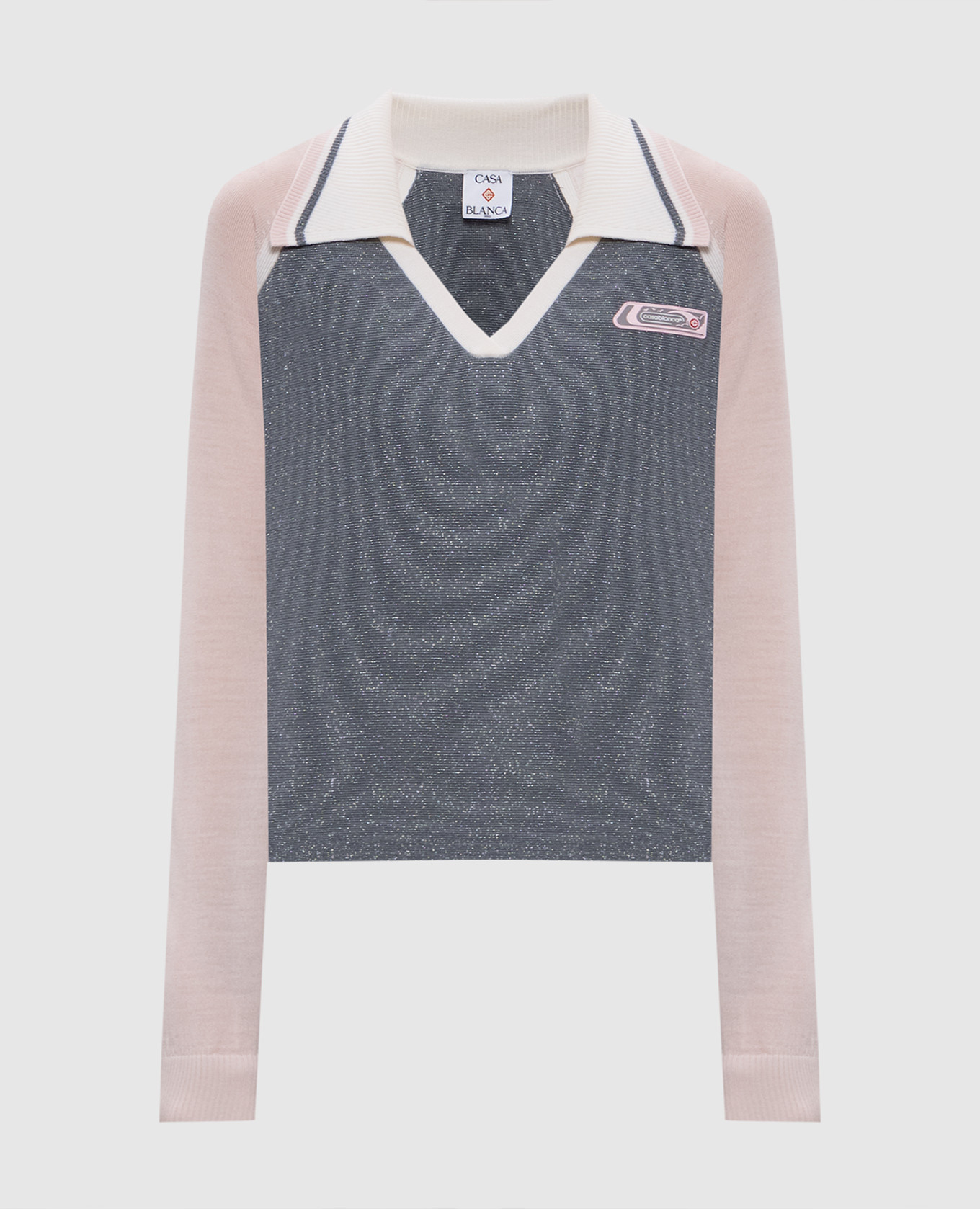 

Gray merino wool pullover Casablanca, Grey