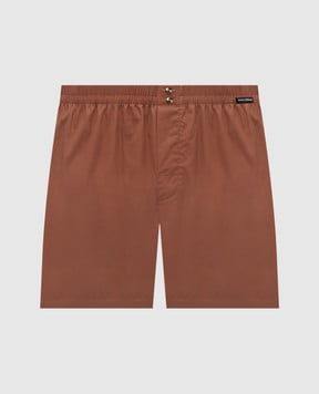 Dolce&Gabbana Brown loose-fitting boxer briefs M3A12TON0ED
