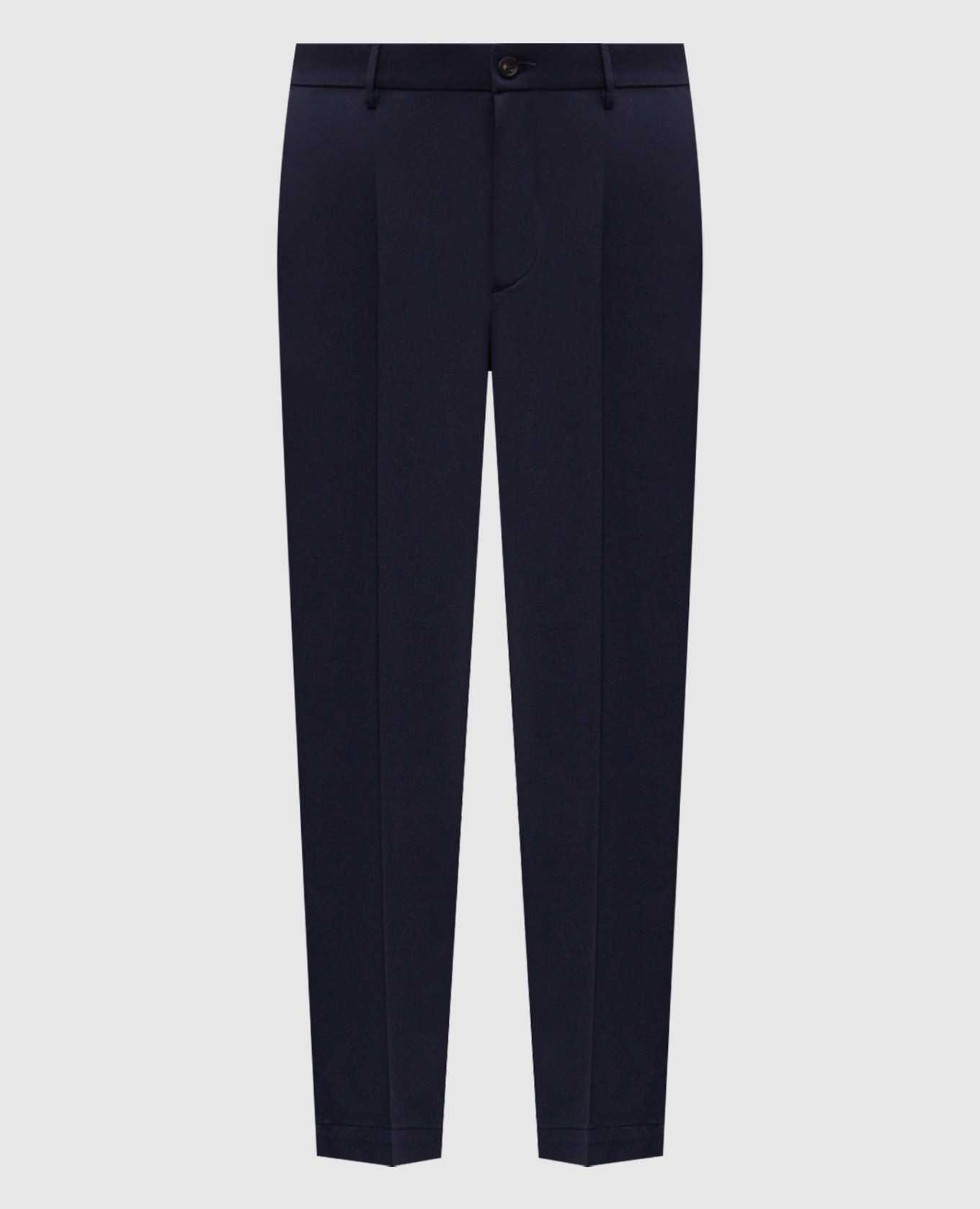 Blue pants with wool