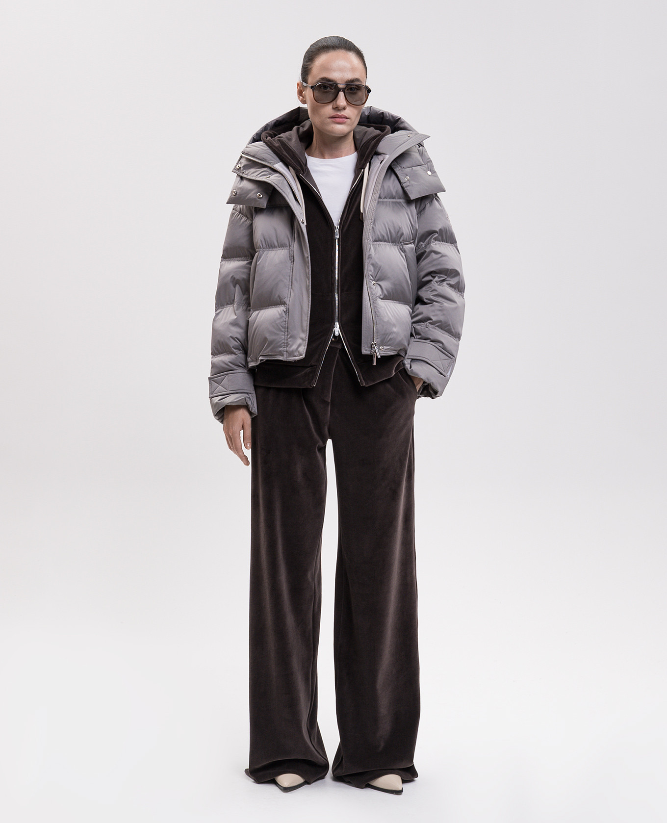 Brown velvet pants Marco Pescarolo 2