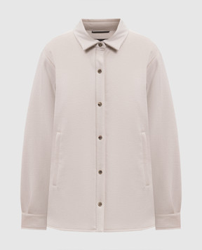 MooRER Beige wool and cashmere jacket KINSALE KINSALELS9