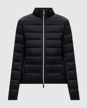 Be Florence Black quilted down jacket BE2621