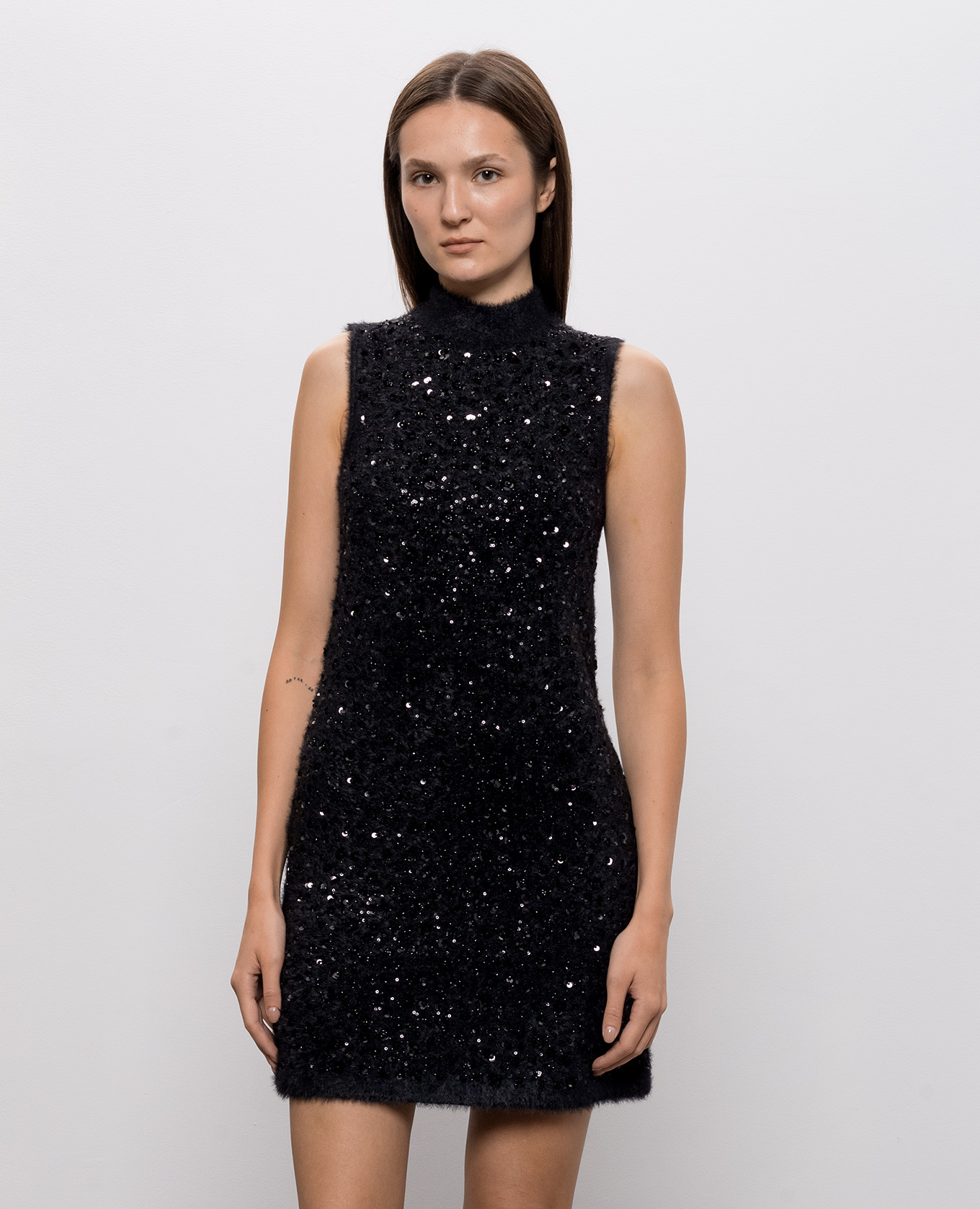 Black mini dress Twinset 3