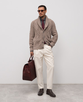Brunello Cucinelli Beige cargo with wool ME262F1160