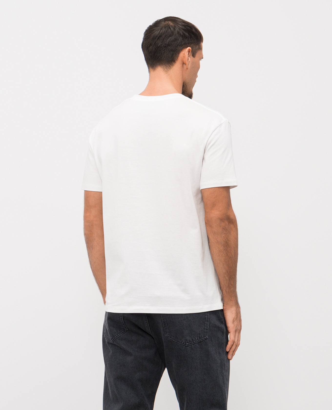 

White T-shirt with logo patch Valentino