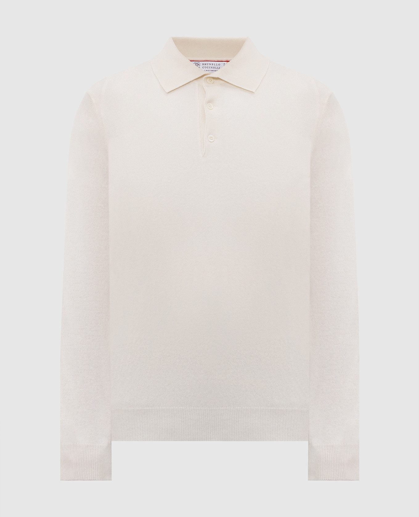 Ivory cashmere polo