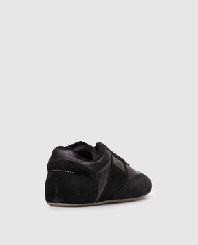 Maison Margiela MM6 Black combination anatomical sneakers SH3WS0012P6435
