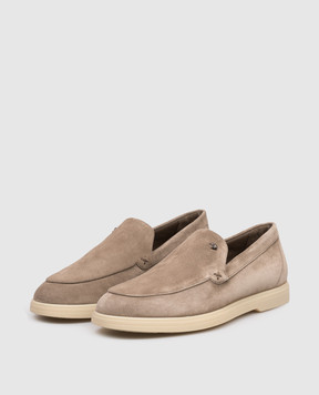 Stefano Ricci Brown suede loafers UC62G2318SDP