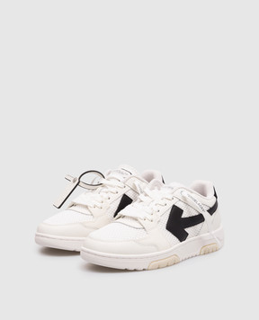 Off-White White Slim Out Of Office logo combo sneakers OWIA276C99LEA002