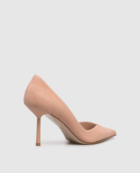 Le Silla Vivienne pink suede shoes 4216D080BXPPVEP