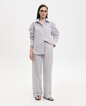 Loulou de Saison MAUD white striped shirt MAUD