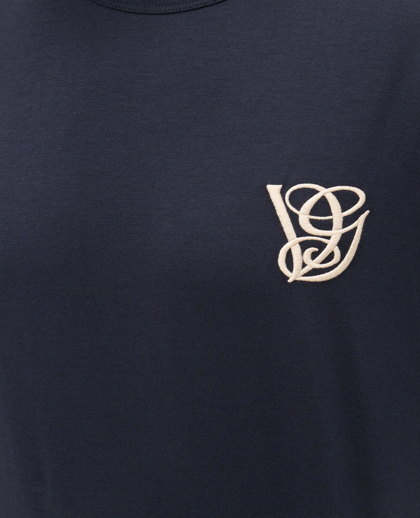 Blue longsleeve with embroidered monogram logo Valentino 4