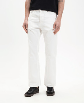 Off-White White jeans with Half Arrow logo 44XCE04JS26F001
