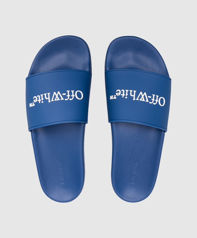 off white sliders blue