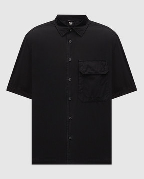 C.P. Company Black short-sleeved shirt MSH231A005328G