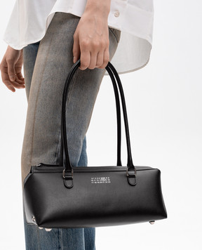 Maison Margiela MM6 Black leather bag Bauletto SB6ZH0040P9061