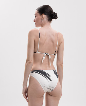 Loulou de Saison Erea printed swimsuit top EREATOP