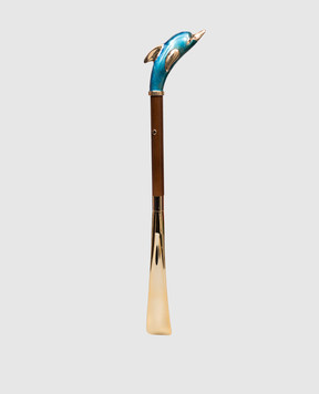 Pasotti Dolphin shoe horn with crystal PFPEXXK74