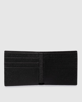Dolce&Gabbana Black Dauphine leather wallet BP1321AG219