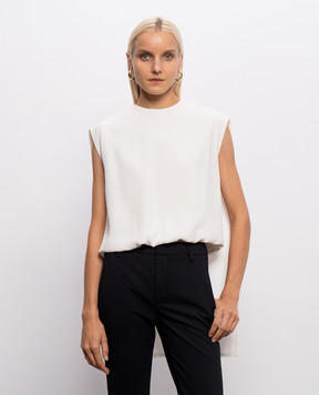 Dondup Ivory cape top DC503IF0048DXXX