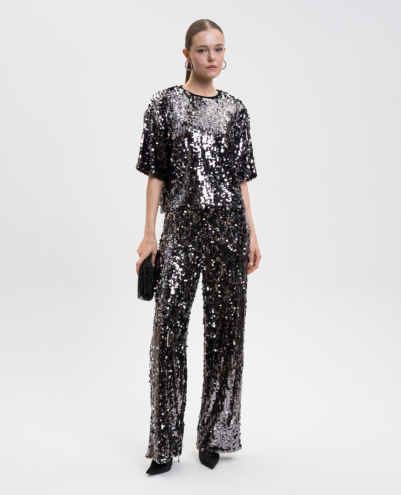 

Black CABREO pants with sequins Max Mara Weekend
