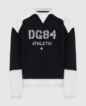 Dolce&Gabbana Black sweatshirt with print G9BZXTG7PPD