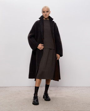 BOBOUTIC Brown patterned coat 5188
