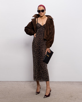 Saint Laurent Brown suede jacket 785562YC2AY