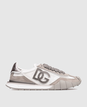 Dolce&Gabbana DG Athletic grey combination sneakers CK2384A6N71