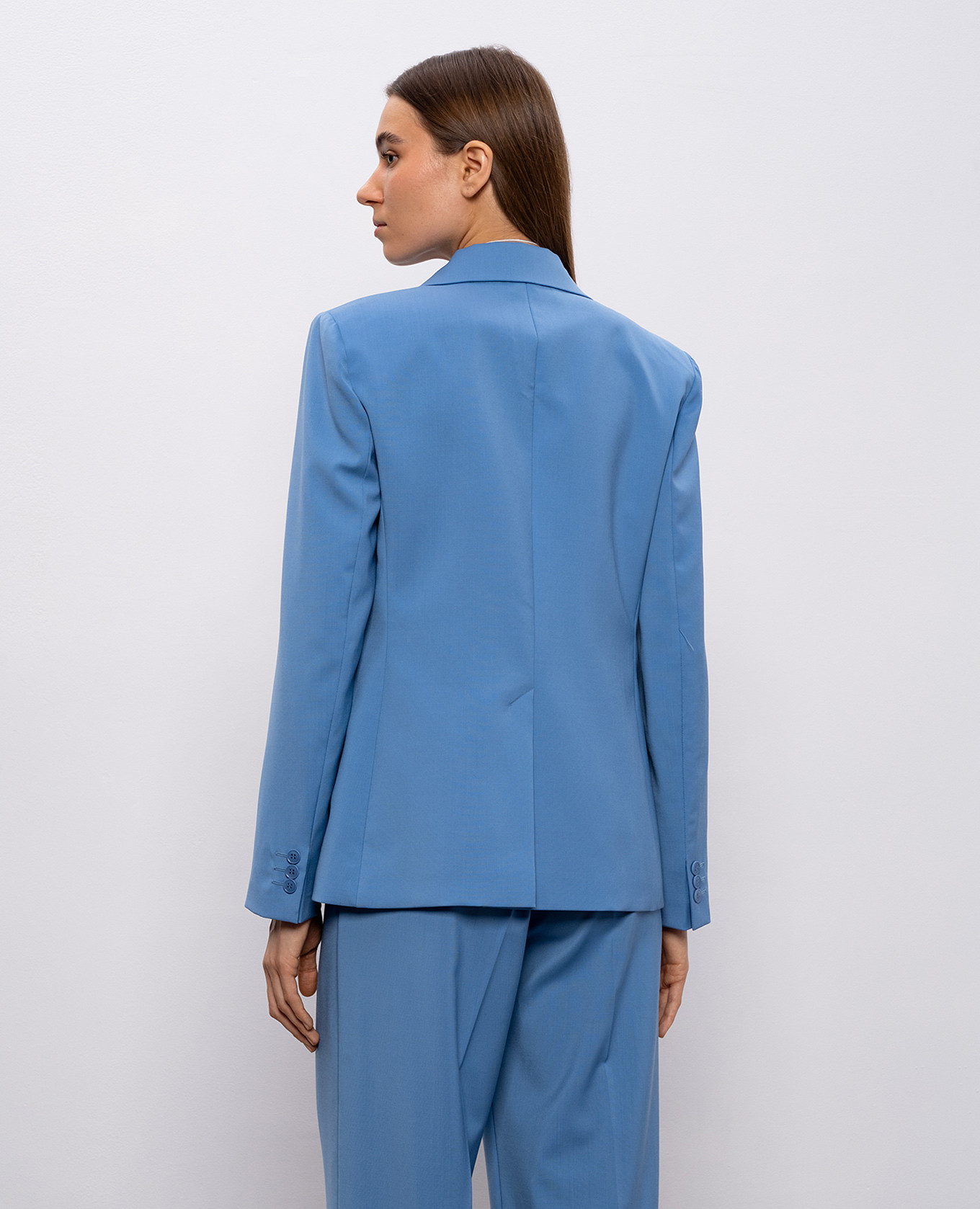

WKDLAMINE blue wool jacket Max Mara Weekend, Light blue