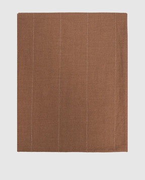 Peserico Brown wool stole S31555C0CC959