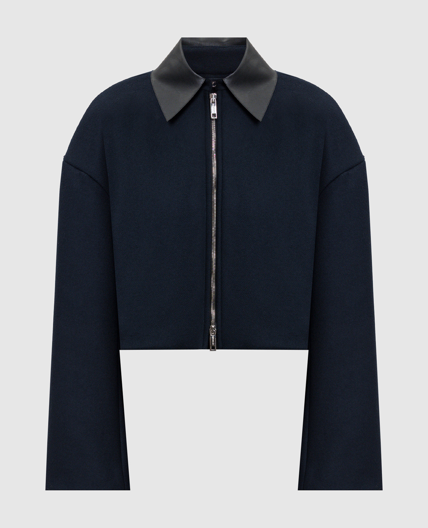 

VACUO blue cropped wool jacket Max Mara Sportmax