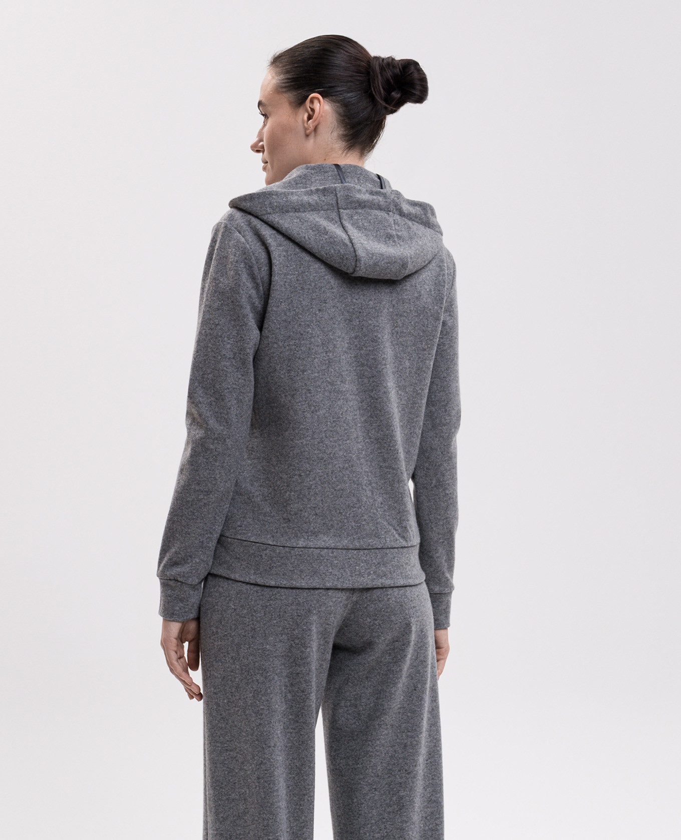 Grey wool and cashmere sports jacket Marco Pescarolo 4