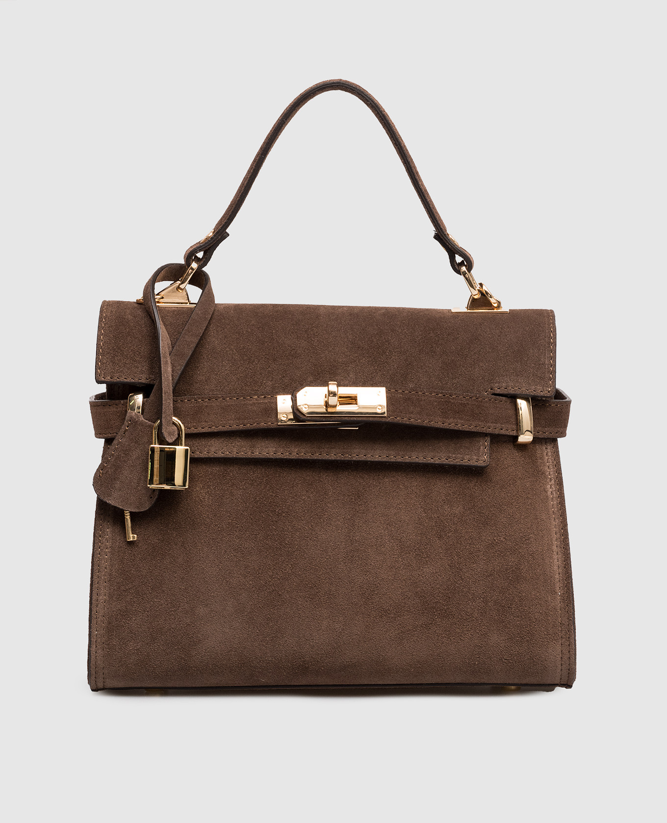

Brown suede satchel bag Suede Gianni Notaro
