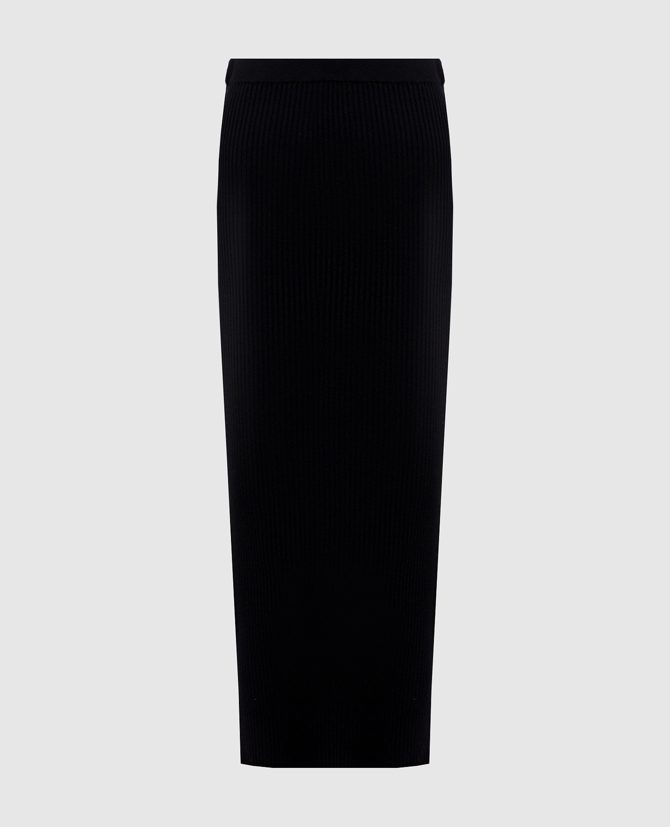 Black ribbed skirt Twinset