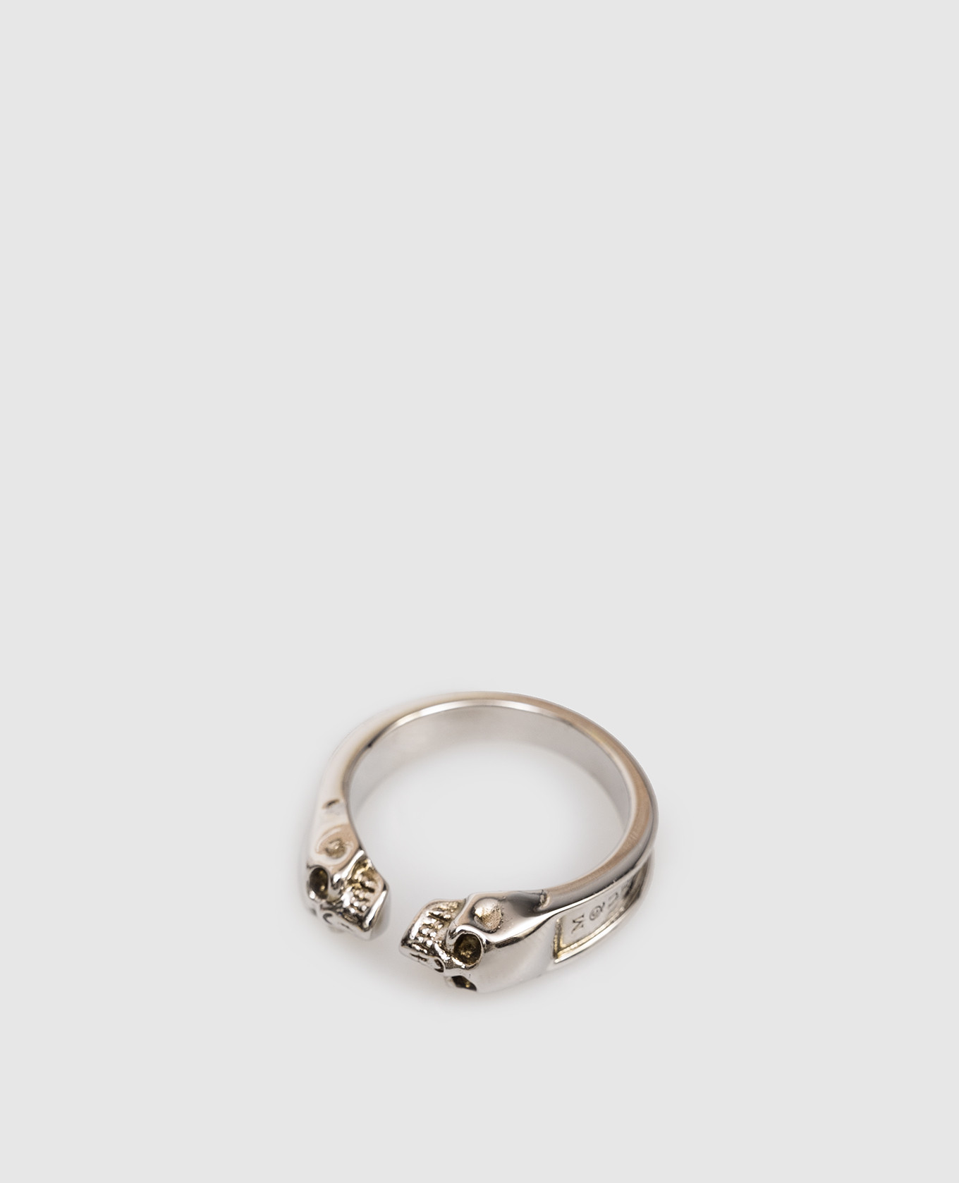 Silver ring Alexander McQueen 3