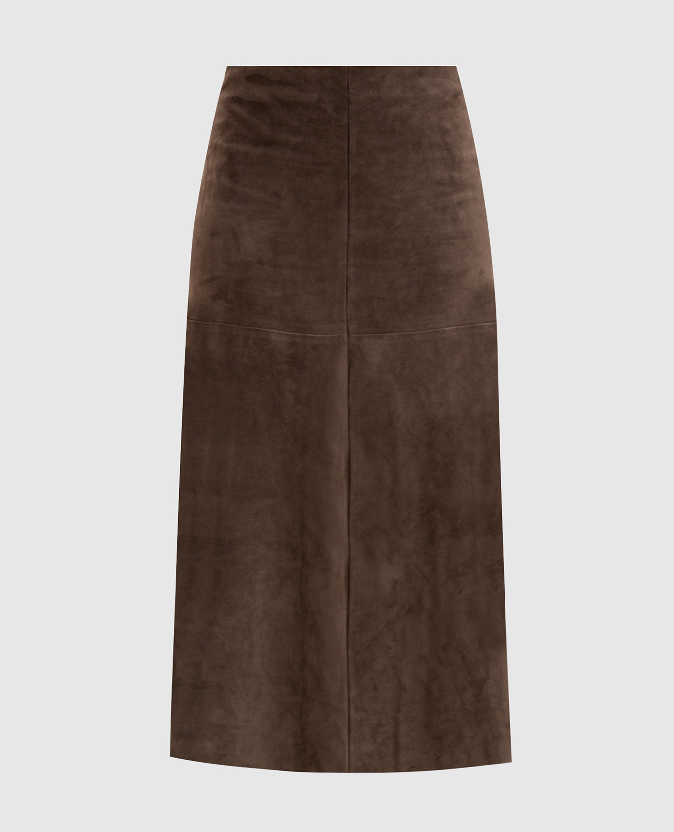 Suede brown skirt Pat