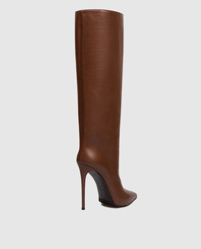 Le Silla Brown EVA leather boots 2100T100R1PPGLO