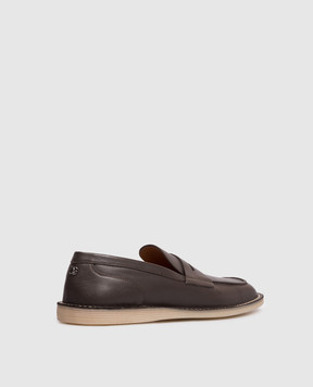 Dolce&Gabbana Brown leather loafers A50740A6A89