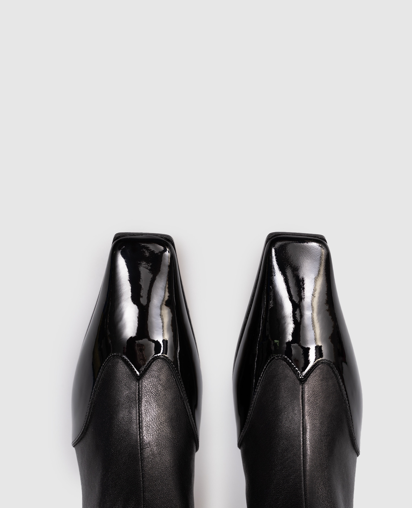 Nevada black leather ankle boots Khaite 4