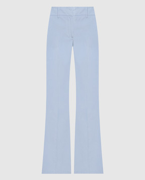 Gabriela Hearst Ianthe Blue Corduroy Flare Pants 4262027T124