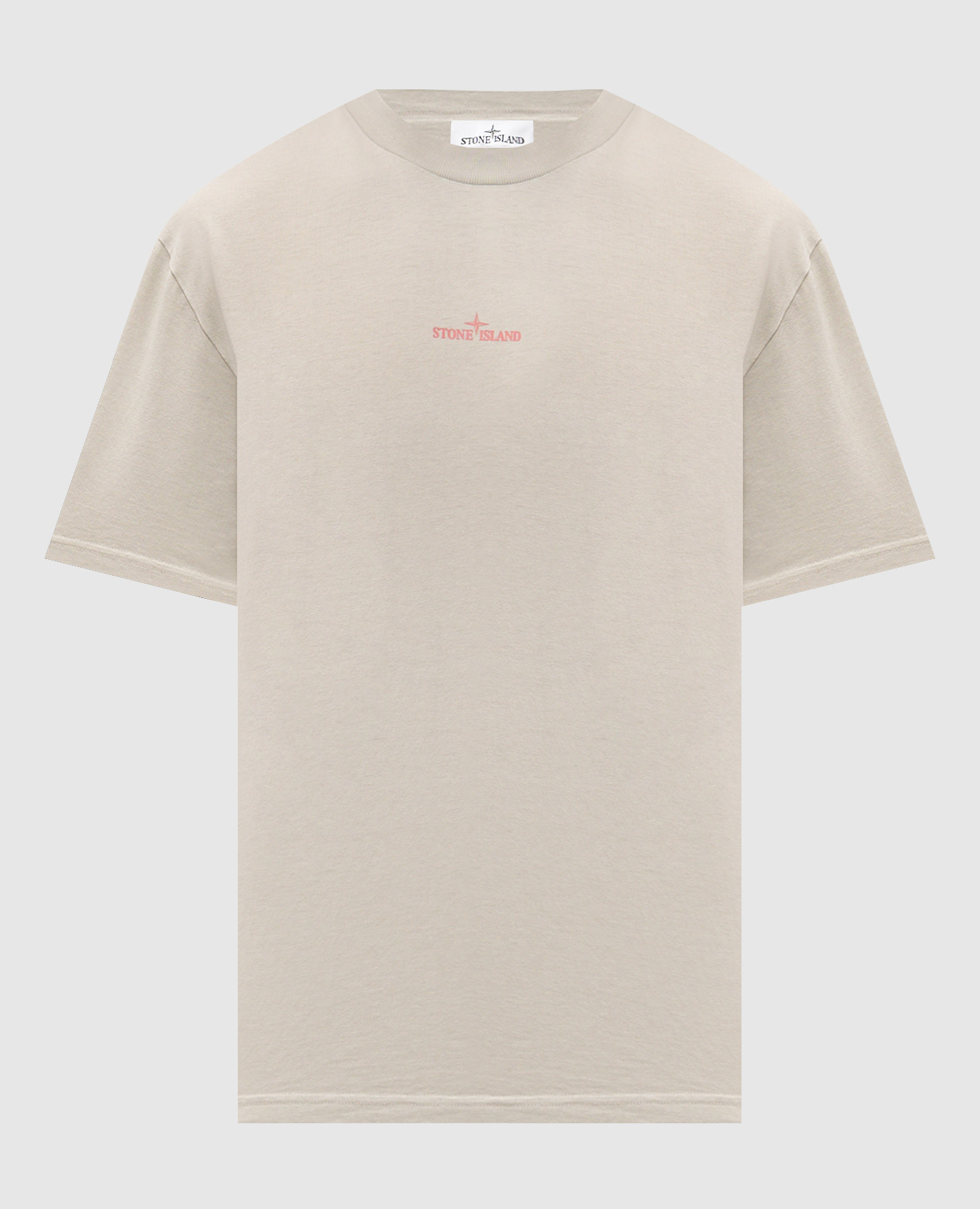

Gray T-shirt with Carlo print Stone Island, Grey