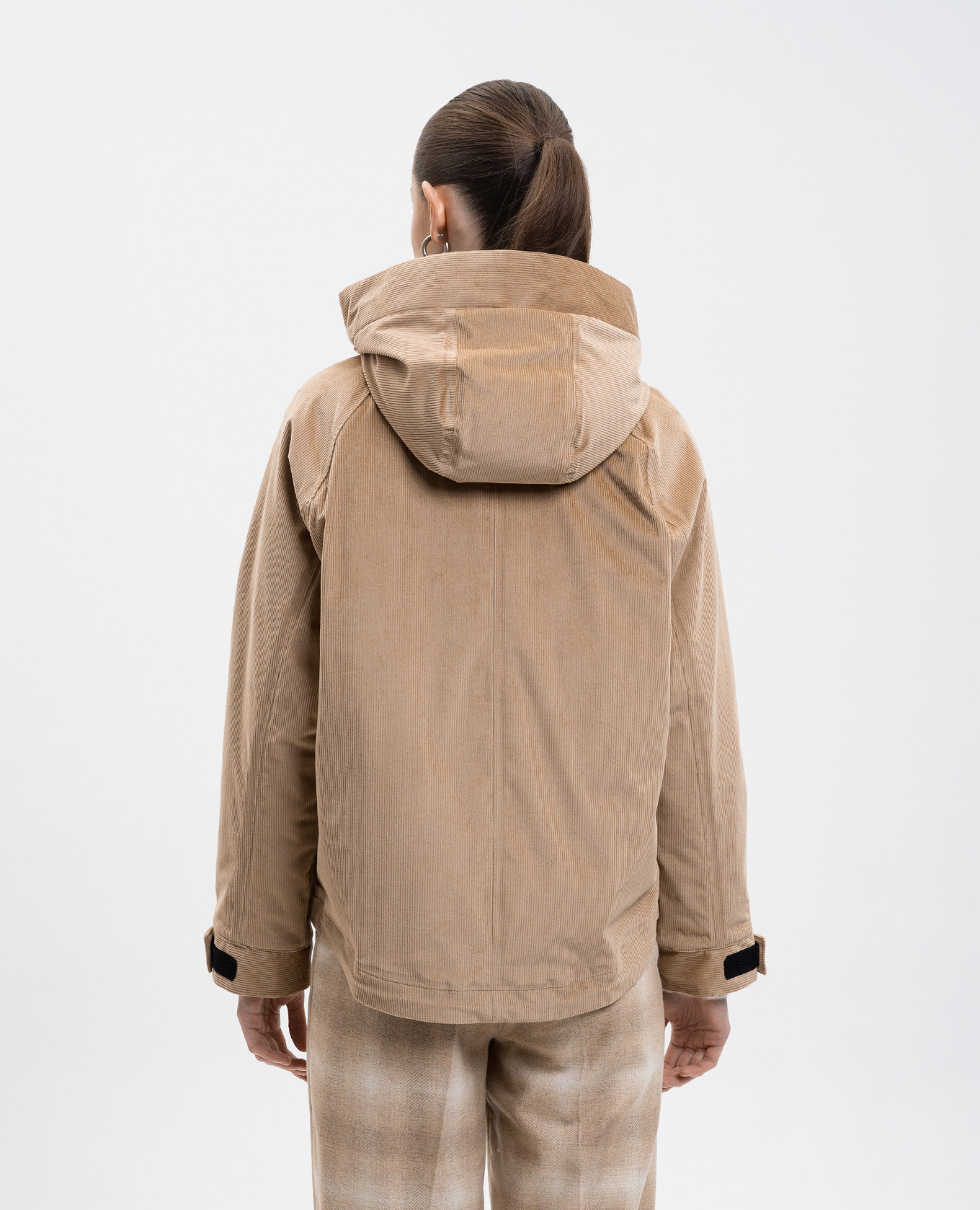 

Brown corduroy down jacket Woolrich