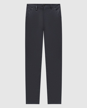 Florentino Blue pants with logo patch 225554520706